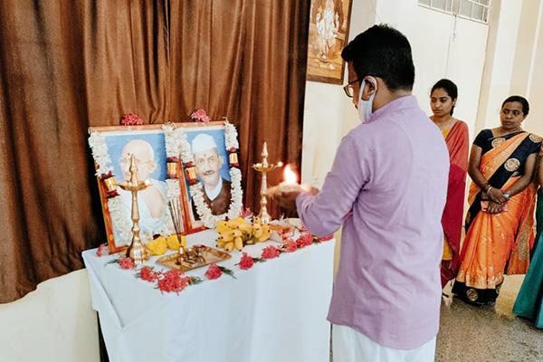 Celebration of Gandhiji and Shastriji Jayanti